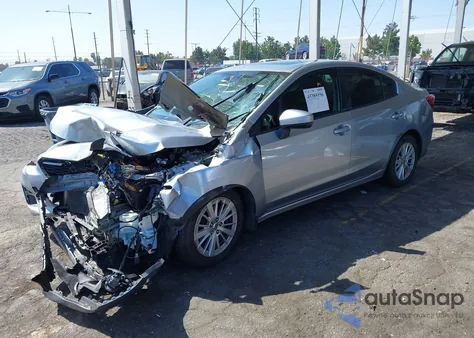 2017 Subaru Impreza 2.0I Premium из США, поврежденный, VIN 4S3GKAD6XH3616084